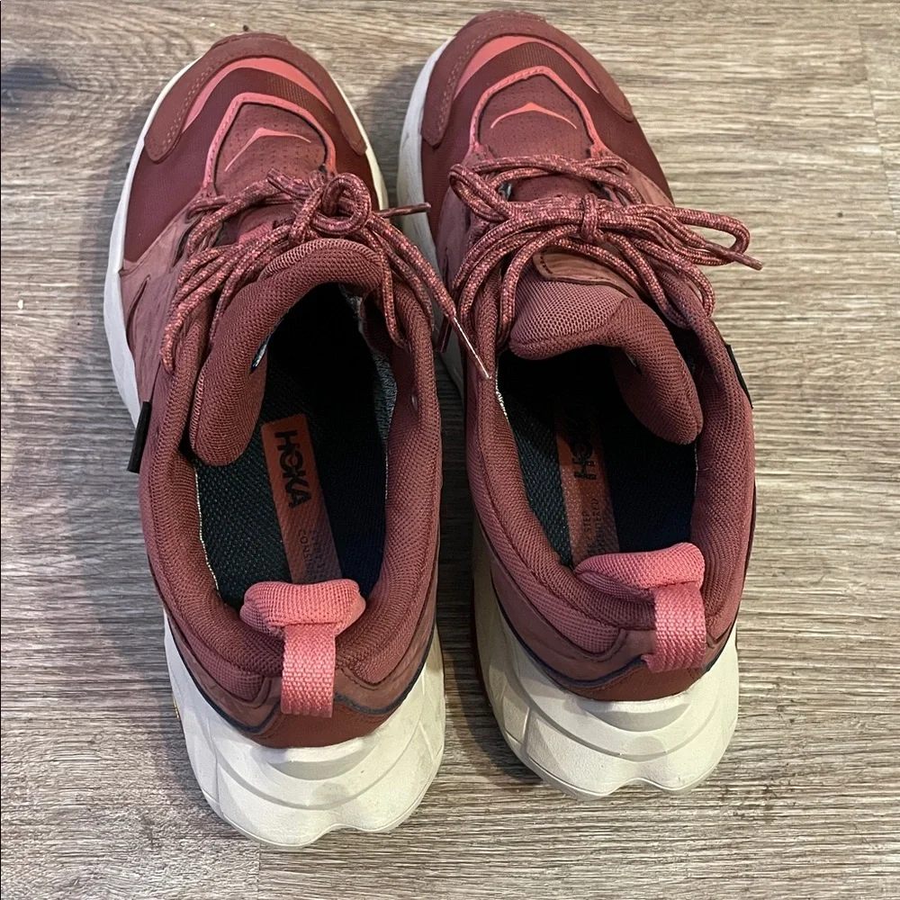 Hoka One One Gore-Tex Brown Trail Running Shoes size - 8B - Picture 2 of 8